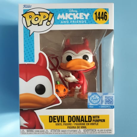 ファンコ ポップ 　ディズニー　デビル・ドナルド・ダック w/パンプキン　Funko Pop! Devil Donald w/Pumpkin