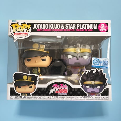 ファンコポップ  『ジョジョの奇妙な冒険』　空条承太郎 & スタープラチナ　FUNKO POP!  JoJo's Bizarre Adventure