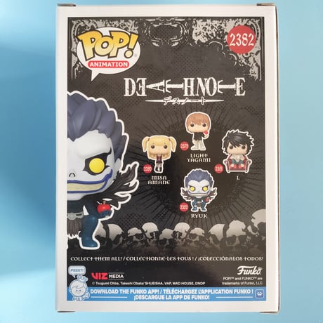 ファンコポップ　『DEATH NOTE（デスノート）』　4体セット　Funko Pop! 　Death Note　set of 4