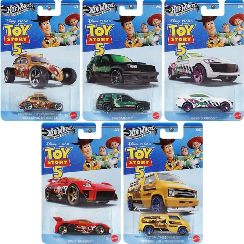 トイストーリー5 ホットウィール シルバー・シリーズ 5台セット Toy