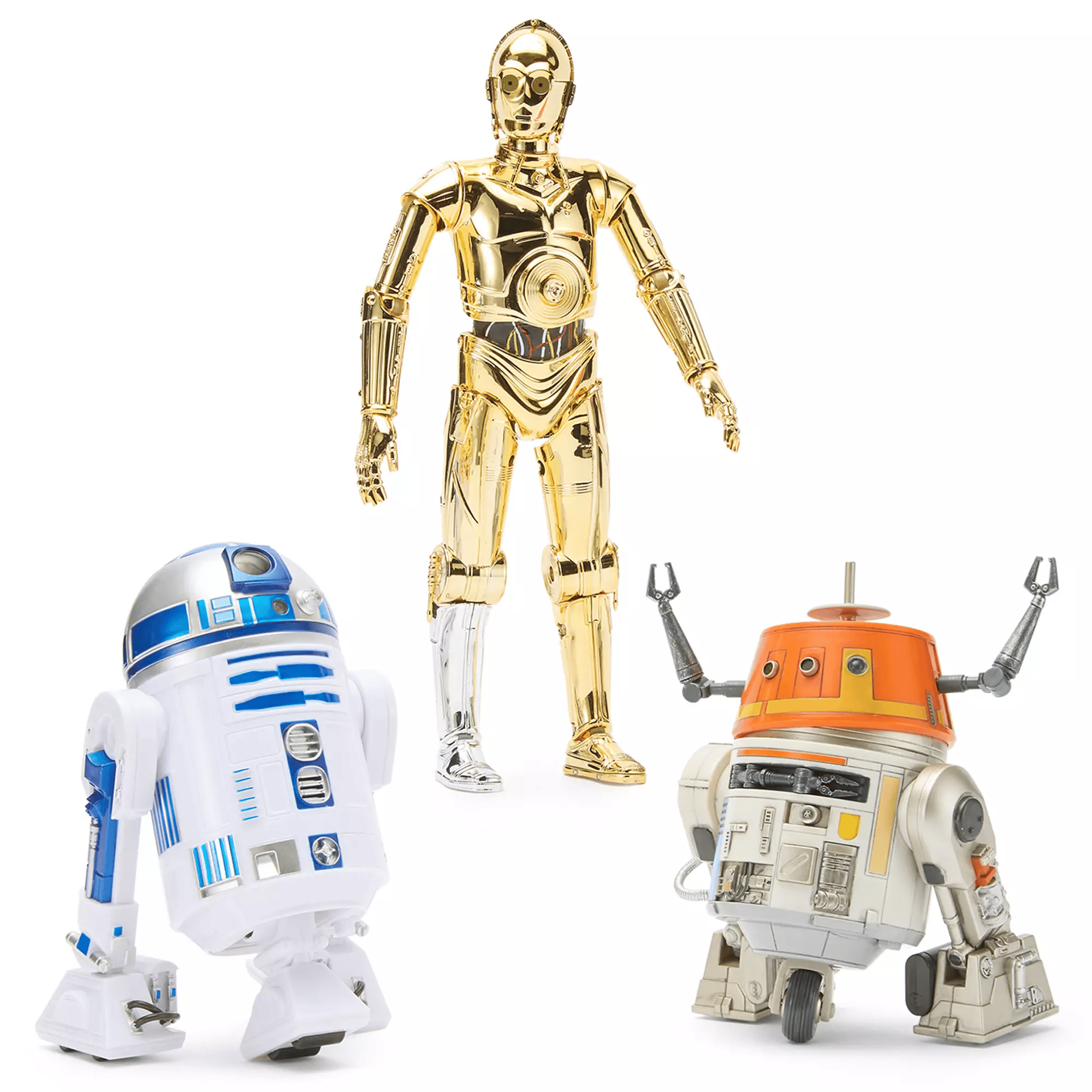 Disney Store『スターウォーズ』 R2-D2、C-3PO、C1-10P トーキングア