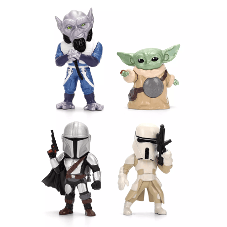 スターウォーズ 『マンダロリアン＆グローグー』　Jada Toys メタルフィグス 4パック
