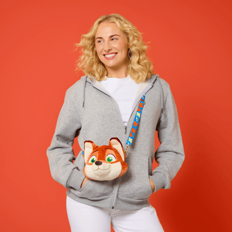 ズートピア2　ジュディ・ホップスとニック・ワイルド　ぬいぐるみ　クロスボディバッグ