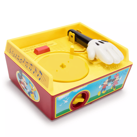 フィッシャープライス　ミュージックボックス レコードプレーヤー　ミッキーマウス版　Fisher-Price™ Mickey Mouse Music Box Record Player