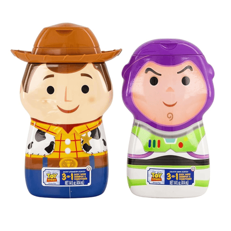 トイストーリー　シャンプーボトル　ウッディ  ＆　バズ・ライトイヤー（ボトルのみ）