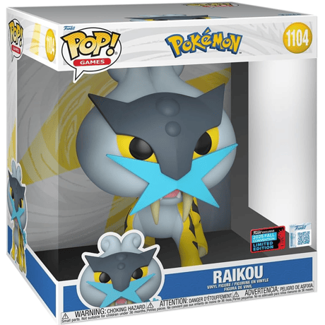 2025 Fall Convention限定 ファンコポップ 『ポケモン』　ライコウ（10インチ）  FUNKO POP! Pokemon　Raikou（10inch)