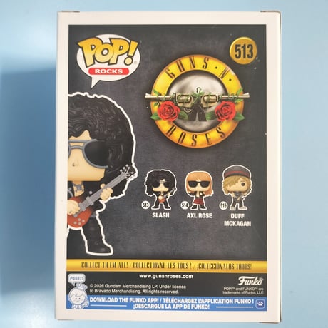 ファンコ ポップ  『ガンズ・アンド・ローゼズ』 40周年　3体セット  Funko Pop! Rocks: Guns N' Roses 40th　set of 3