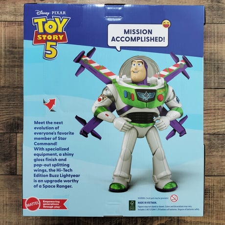トイストーリー5　マテル　Hi-Tec バズ・ライトイヤー　トーキング・アクションフィギュア　Toy Story 5　Flight Mode Hi-TechBuzz Lightyear