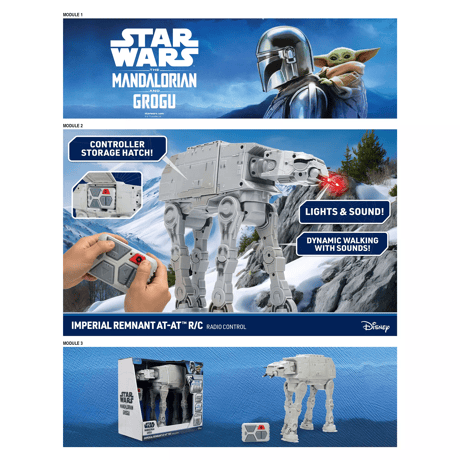 スターウォーズ 『マンダロリアン＆グローグー』　インペリアル・レムナント AT-AT ウォーカー R/C