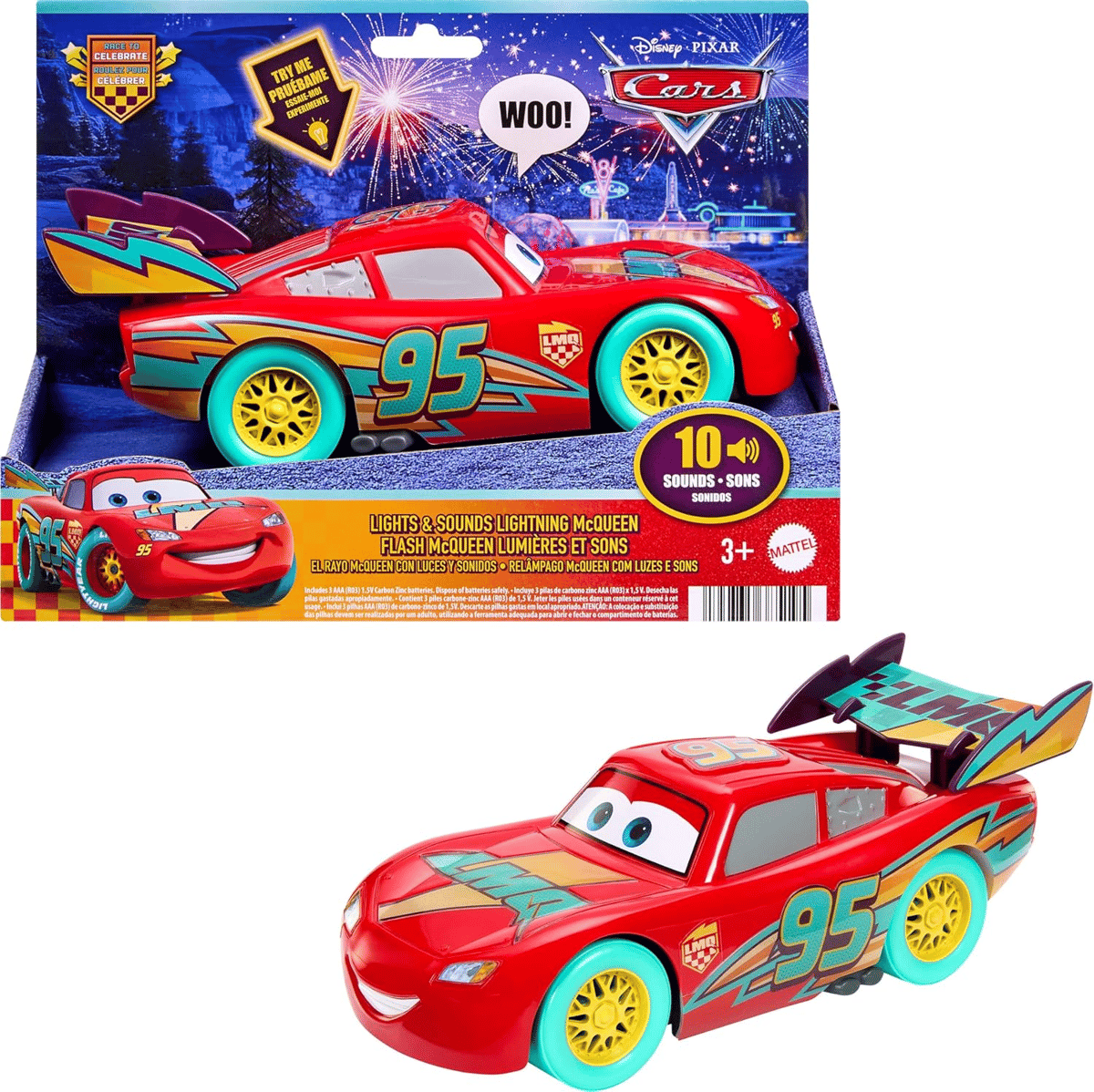 Mattel ピクサー カーズ ライト&サウンド ライトニング・マックイーン