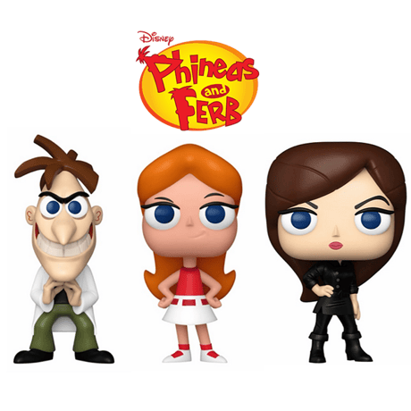 《ご予約受付中！》　ファンコポップ  『フィニアスとファーブ』　3体セット　 Funko POP!  Phineas and Ferb　set of 3