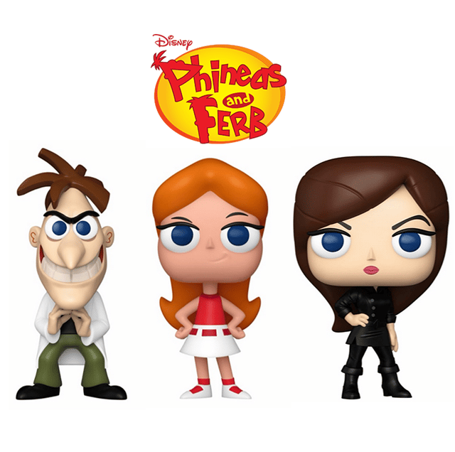 Funko Pop フィニアスとファーブ フィギュア 4体セット ファンコポップ 『フィニアスとファーブ』 3体セット Funko POP! Phinea