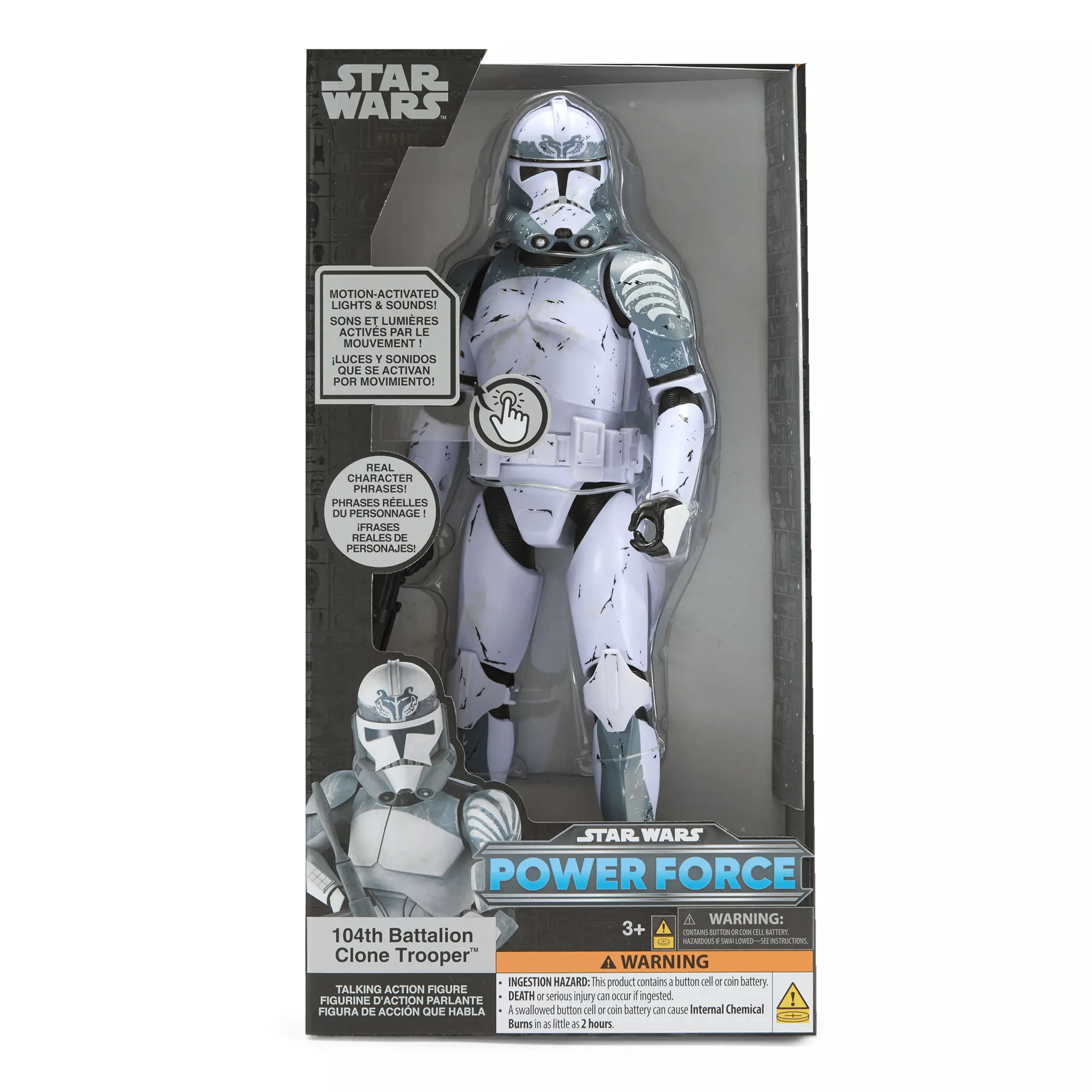 Star Wars クローントルーパー フィギュア 4体セット スターウォーズ トーキングフィギュア 第104大隊 クローン・トルーパー