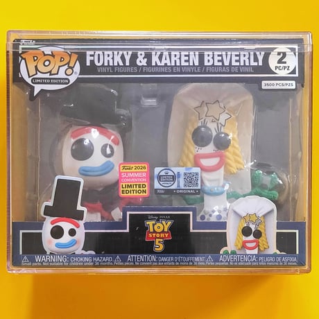 ファンコポップ 『トイストーリー5』 フォーキー＆カレン・ビバリー　FUNKOPOP! ToyStory 5　Forky and Karen Beverly 2-Pack（3500pc）
