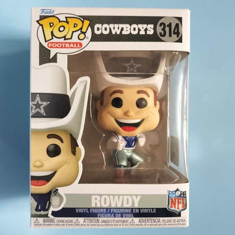 ファンコ ポップ　NFL チームマスコット シリーズ　ダラス・カウボーイズ　ラウディ　Funko Pop! NFL Mascots Cowboys Rowdy