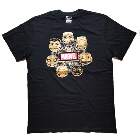 マーベル85周年　ファンコポップ Tシャツ　Marvel’s 85th Anniversary Funko Pop! Tee