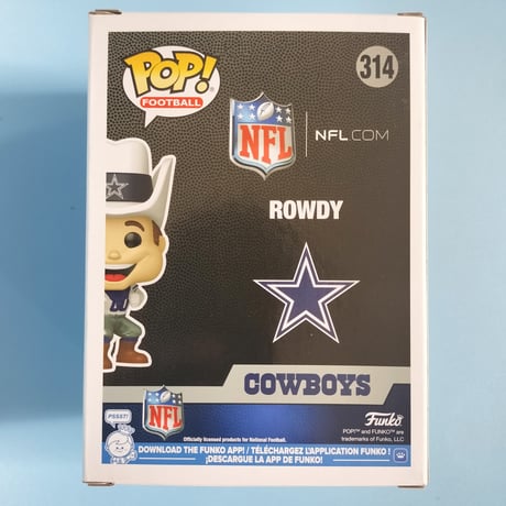 ファンコ ポップ　NFL チームマスコット シリーズ　ダラス・カウボーイズ　ラウディ　Funko Pop! NFL Mascots Cowboys Rowdy