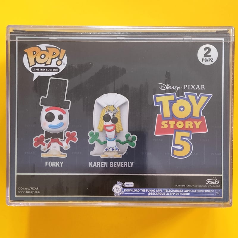 ファンコPOP トイストーリー　2種セット　新品未開封 ファンコポップ 『トイストーリー5』 フォーキー＆カレン・ビバリー