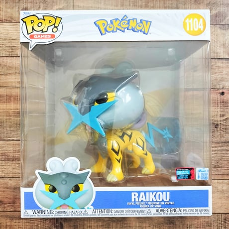 2025 Fall Convention限定 ファンコポップ 『ポケモン』　ライコウ（10インチ）  FUNKO POP! Pokemon　Raikou（10inch)
