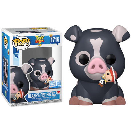 ファンコポップ 『トイストーリー 5』　ブレイズのペットのブタ（ジミーディーン） FUNKO POP! Toy Story 5　Blaze's Pet Pig w/ Jessie
