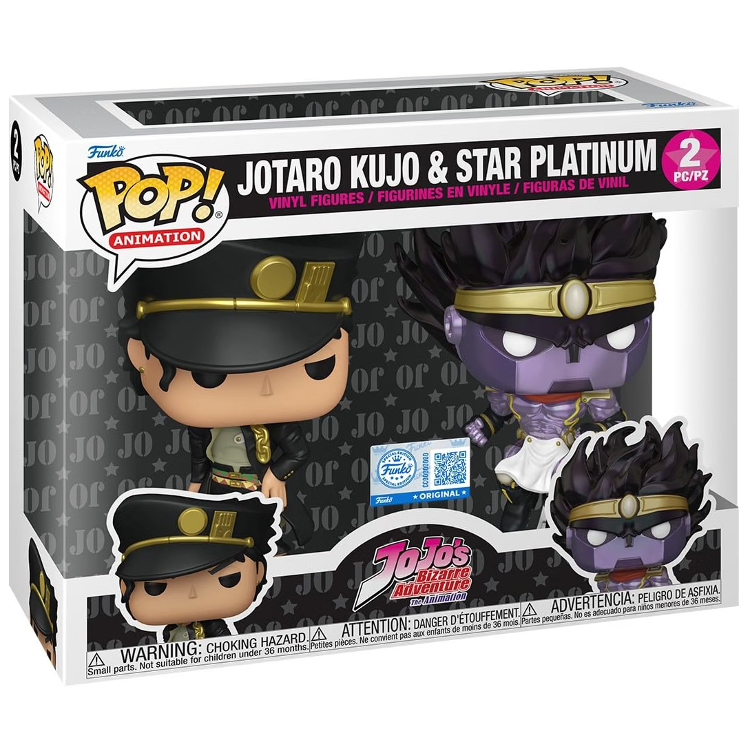 Funko Pop ジョジョ　空条承太郎 & スタープラチナ フィギュア ファンコポップ 『ジョジョの奇妙な冒険』 空条承太郎 & スター