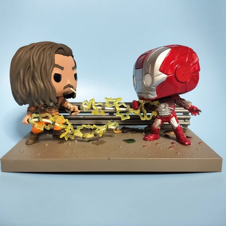 2018年デッドストック！ファンコ マーベル コレクターコープス MCU10周年記念セット　「アイアンマン2」アイアンマンvs.ウィップラッシュ