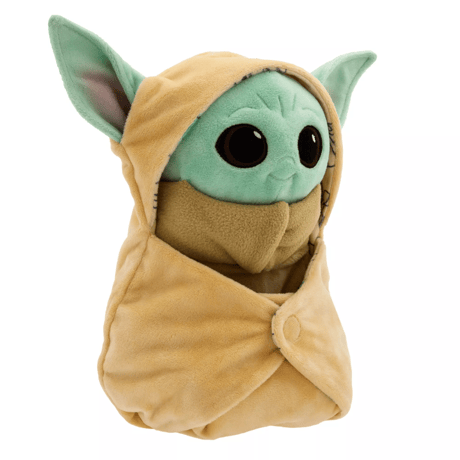 スターウォーズ 『マンダロリアン・アンド・グローグー』　グローグー　おくるみ付きぬいぐるみ