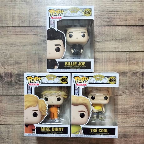 ファンコ ポップ　グリーン・デイ　バスケット・ケース　3体セット　Funko POP!　Greenday　Basket Case　set of 3