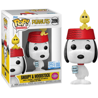 ファンコポップ　ピーナッツ　スヌーピー＆ウッドストック（フロック加工版）　 FUNKO POP! Peanuts　Snoopy & Woodstock (Flocked)