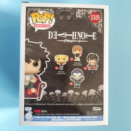 ファンコポップ　『DEATH NOTE（デスノート）』　4体セット　Funko Pop! 　Death Note　set of 4