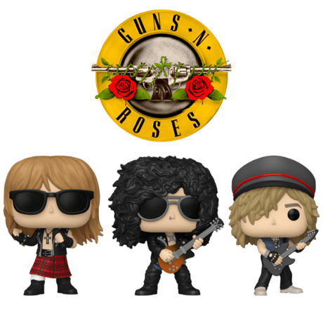 ファンコ ポップ  『ガンズ・アンド・ローゼズ』 40周年　3体セット  Funko Pop! Rocks: Guns N' Roses 40th　set of 3