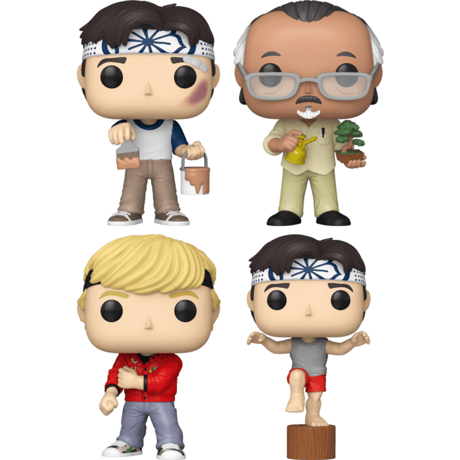 ファンコ ポップ　映画『ベスト・キッド』　4体セット　FUNKO POP!　The Karate Kid  set of 4