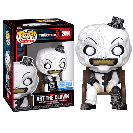 ファンコ ポップ　『テリファー 聖夜の悪夢』 アート・ザ・クラウン on チェア　FUNKO POP!　Terrifier　ART THE CLOWN on Rocking Chair
