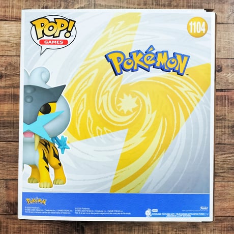 2025 Fall Convention限定 ファンコポップ 『ポケモン』　ライコウ（10インチ）  FUNKO POP! Pokemon　Raikou（10inch)