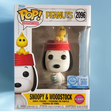 ファンコポップ　ピーナッツ　スヌーピー＆ウッドストック（フロック加工版）　 FUNKO POP! Peanuts　Snoopy & Woodstock (Flocked)
