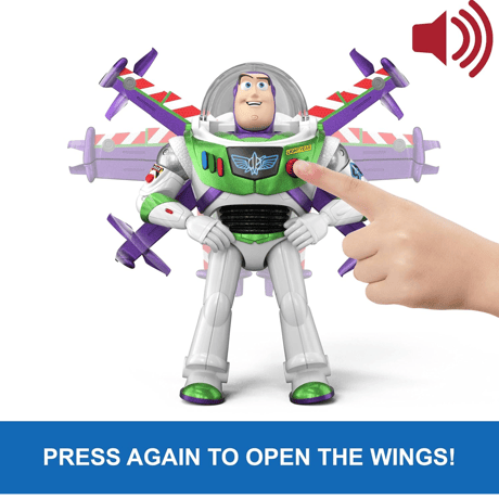 トイストーリー5　マテル　Hi-Tec バズ・ライトイヤー　トーキング・アクションフィギュア　Toy Story 5　Flight Mode Hi-TechBuzz Lightyear