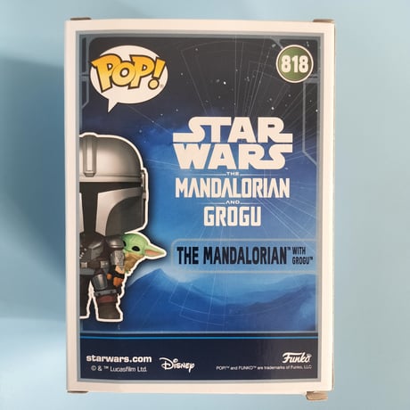ファンコポップ 『スター・ウォーズ／マンダロリアン・アンド・グローグー』 マンダロリアン＆グローグー(背中)