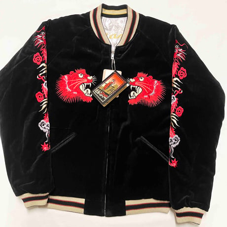 TAILOR TOYO テーラー東洋 『Velveteen Souvenir Jacket 別珍スカジャン RED TIGER×LANDSCAPE』 No.TT15974-119