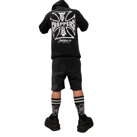 West Coast Choppers/ Logo Hoodie  (Vintage Black)