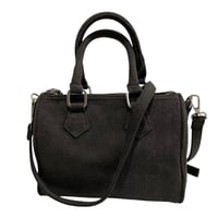 REMAKE BOSTON SHOULDER BAG  (wash black)