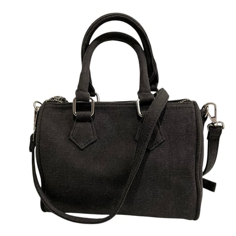 REMAKE BOSTON SHOULDER BAG  (wash black)