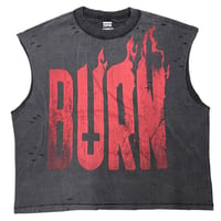 Mismatch NYC/ BURN Cut off Tee