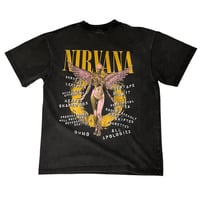 NIRVANA/Official  Utero Tshirts  "Wash BLACK”