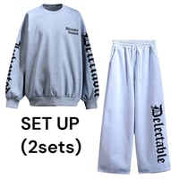 By The R/ Cotton Set UP  (2sets) GRAY