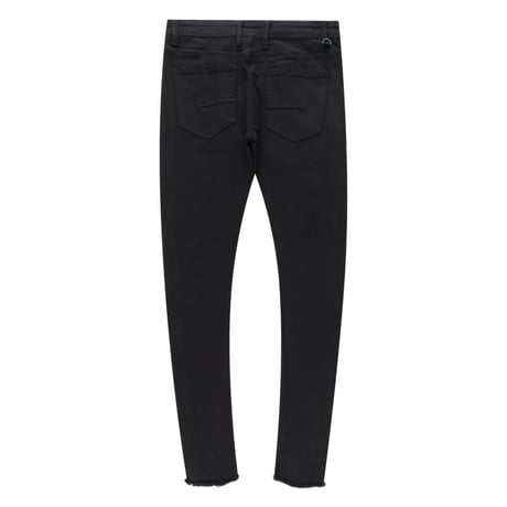 RockStar Original / Ferg Zip Stacked denim "BLACK"