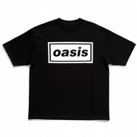 OASIS /Official BOXY Tshirts  "BLACK”