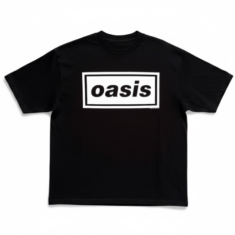 OASIS /Official BOXY Tshirts  "BLACK”