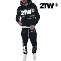 2TW®︎ /  Hoodie + Pants (SET UP)  BLACK