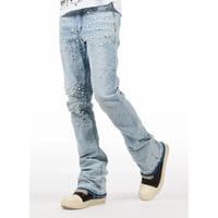 RockStar Original / Pearl Flare denim "BLUE"