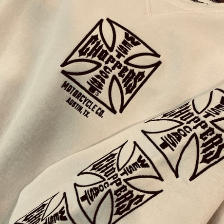 West Coast Choppers/ W.C.C  Oversize SweatShirts "CREAM"